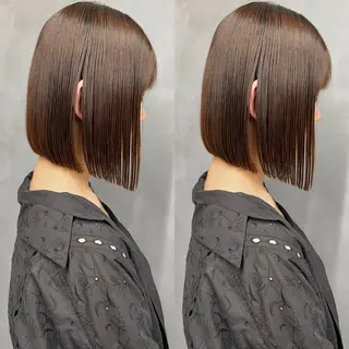 ショート ボブ/髪質改善/ ミディアム/浅川俊輝のヘアスタイル