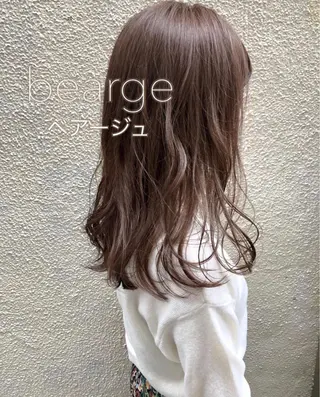 セミロング カラー 髪質改善/縮毛矯正/ トリートメント/庭田のヘアスタイル