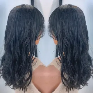 ロング カラー 前髪顔周りカット 沼田　拓斗のヘアスタイル