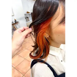 ミディアム カラー ヘアアレンジ 🦋エクステ/透明感 カラー🦋宮川莉央のヘアスタイル