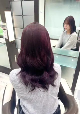 ロング カラー ハイトーン/うる艶 カラー Mioのヘアスタイル