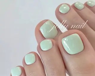 ネイル Jolly チップ長さだしのネイルデザイン