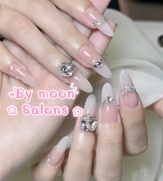 ネイル By moonネイル 🌷ワンホン/韓国風のネイルデザイン