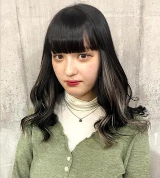 ミディアム カラー SHURI❤️🔥 中/韓mix ♡のヘアスタイル