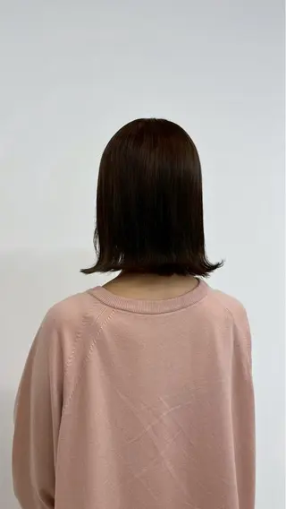 カラー ルプラボウ ふくい きなりのヘアスタイル
