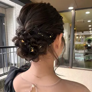 ロング ヘアアレンジ 大人可愛い:: Rioのヘアスタイル