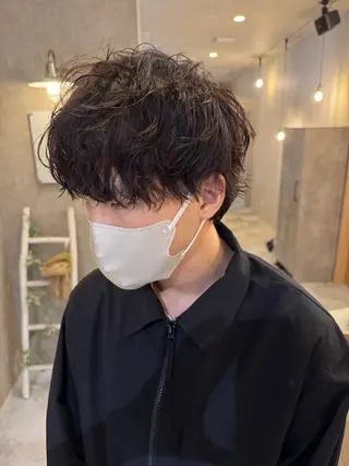 パーマ メンズ 仲井 康己のヘアスタイル
