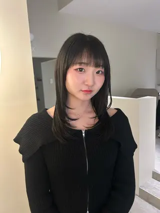 ロング 透明感カラー レイヤー/むつきのヘアスタイル