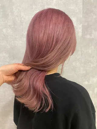 ミディアム カラー ヘアアレンジ 透明感カラー/推しカ ラー☁️JURAのヘアスタイル