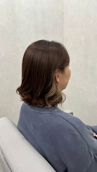 ミディアム カラー sita stylist　あみのヘアスタイル
