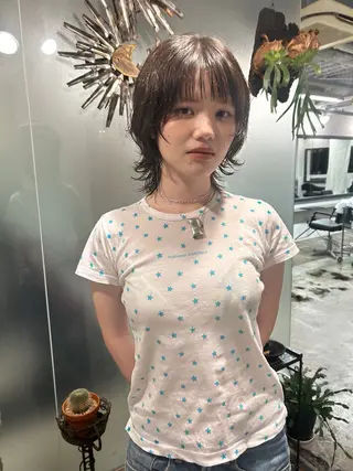 ミディアム パーマ シシドアスカ /中目黒/パーマのヘアスタイル