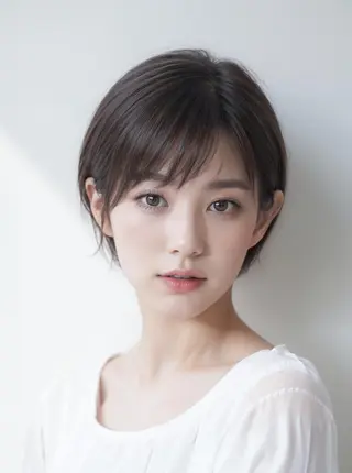 ショート カラー 福井 瑞季のヘアスタイル