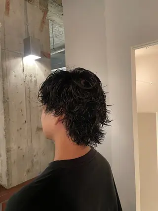 ショート パーマ 森田 鴻之介のヘアスタイル