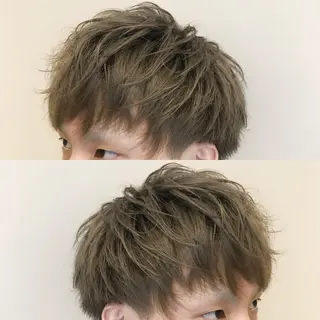 ショート カラー ヘアアレンジ 美容室sand 横浜のヘアスタイル