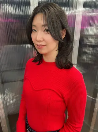 ミディアム haruka /透明感カラーのヘアスタイル