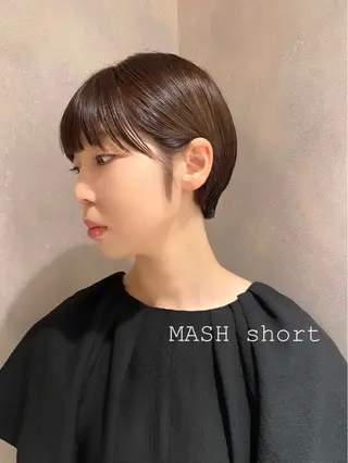 ショート カラー ショート/ボブ/ 透明感カラー/ほのかのヘアスタイル