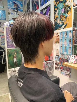 カラー メンズ 似合わせカット/ デザインカラー🦄のヘアスタイル