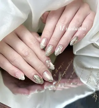 ネイル M🌷nail 長さだし専門店のネイルデザイン