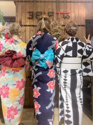 ヘアアレンジ estribe みつかのヘアスタイル