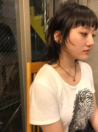 ショート 🌈圧倒的デザイン パーマ　関和希のヘアスタイル