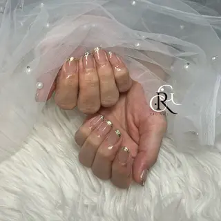 ミディアム 美フォルムスカルプ✨ RENAのネイルデザイン