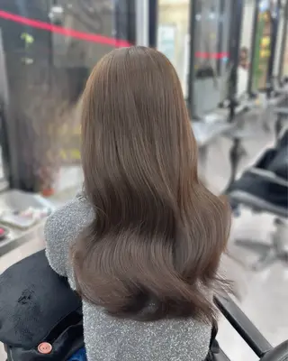 ロング カラー 心斎橋/ブリーチなし 髪質改善/レイヤーのヘアスタイル