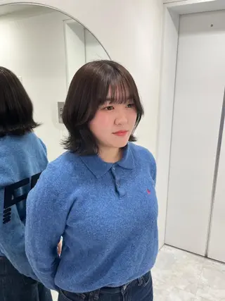 カラー 🤍海外girl🤍 ベージュ/ALISAのヘアスタイル