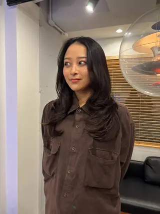 ロング 熊取谷 茉那のヘアスタイル