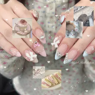 ネイル 🪄mimi🎀 Midori🪽のネイルデザイン