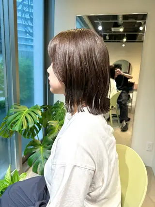 ショート カラー 髪質改善マスター 長尾勇弥/梅田中津のヘアスタイル