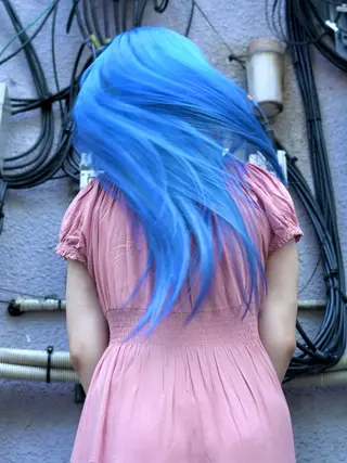 ロング 推し活専用 【派手髪】飯野ゆかりのヘアスタイル