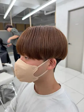 ショート カラー メンズ 【メンズ縮毛矯正】 田中秀斗のヘアスタイル