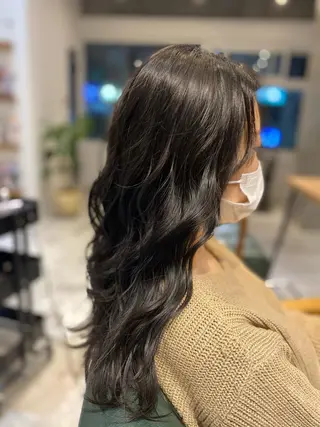 ロング glowm店長 加藤翔太のヘアスタイル
