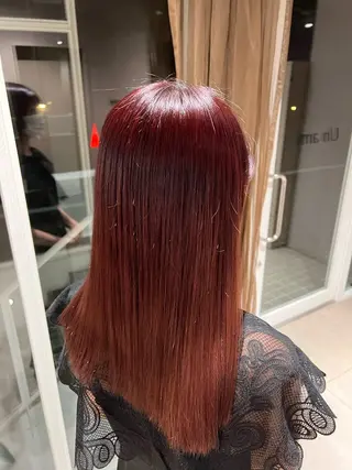 ミディアム カラー デジタルパーマ Unami 太田英寿のヘアスタイル