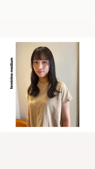ミディアム カラー hiro【沿線で叶う 似合わせhair】のヘアスタイル