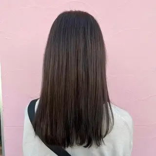 セミロング カラー ♡ナナコ♡ レイヤー/艶髪のヘアスタイル