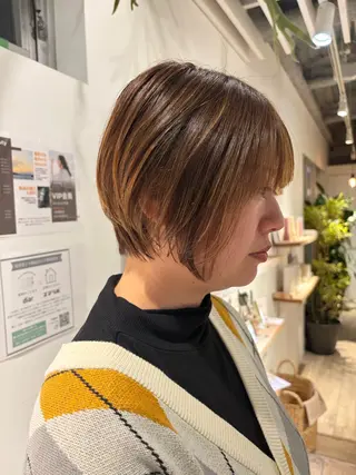 ショート 悠良/平塚 似合わせ/カラーのヘアスタイル