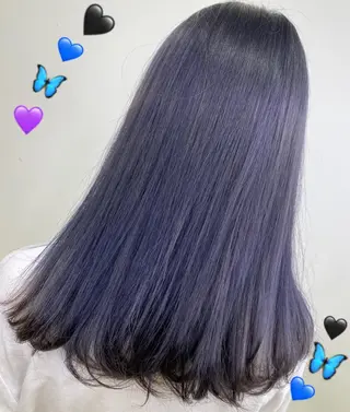 ロング カラー ヘアアレンジ TSUNA 🌙 Lim 五反田のマツエク・マツパデザイン