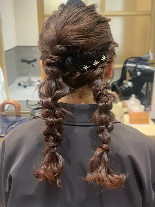 ロング ヘアアレンジ 札幌 ヘアアレンジ 🍎 タナカセリナのヘアスタイル