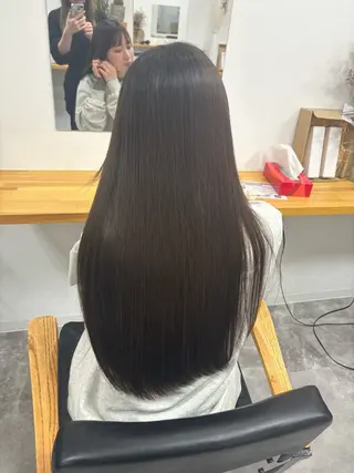 ロング ヘアアレンジ misa🫧ナチュラ ル縮毛矯正/髪質改善のヘアスタイル