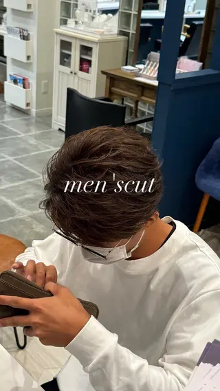 ショート メンズ 福田 聖のヘアスタイル