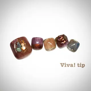 ネイル Viva!tip ビバティップネイルのネイルデザイン