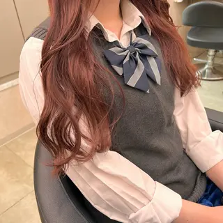 セミロング 💖札幌カラー 指名No.1💖玲奈のヘアスタイル