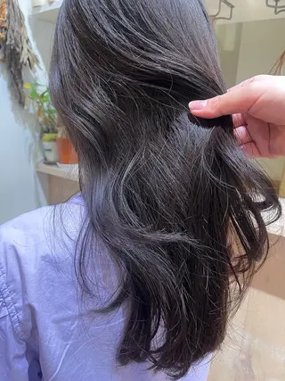 セミロング カラー 暖色カラー/ダブル カラー/名古屋/辻のヘアスタイル