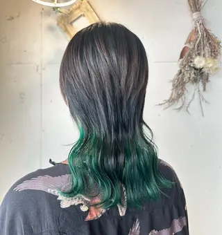 セミロング カラー Nao 【EIGHT札幌】のヘアスタイル