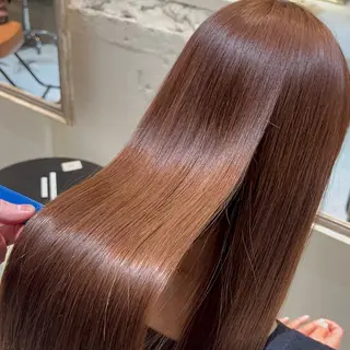 ロング カラー パーソナル診断 髪質改善TRのヘアスタイル