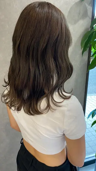 ミディアム カラー パーマ Bianca  代表 硲　貴亮【東武練馬】のヘアスタイル