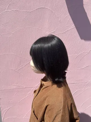 ミディアム レイヤー/ブリーチ/ 渋谷/ルル🌿のヘアスタイル