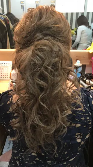 ロング 田中 佐枝子のヘアスタイル