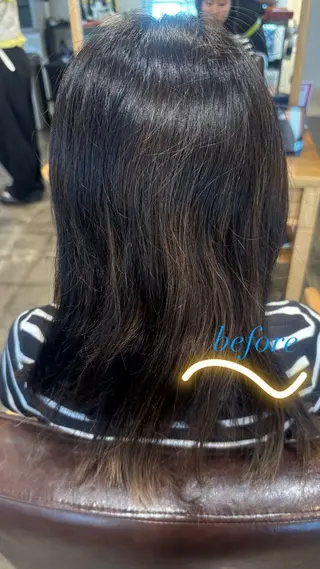 セミロング のどか 縮毛矯正/ショートのヘアスタイル